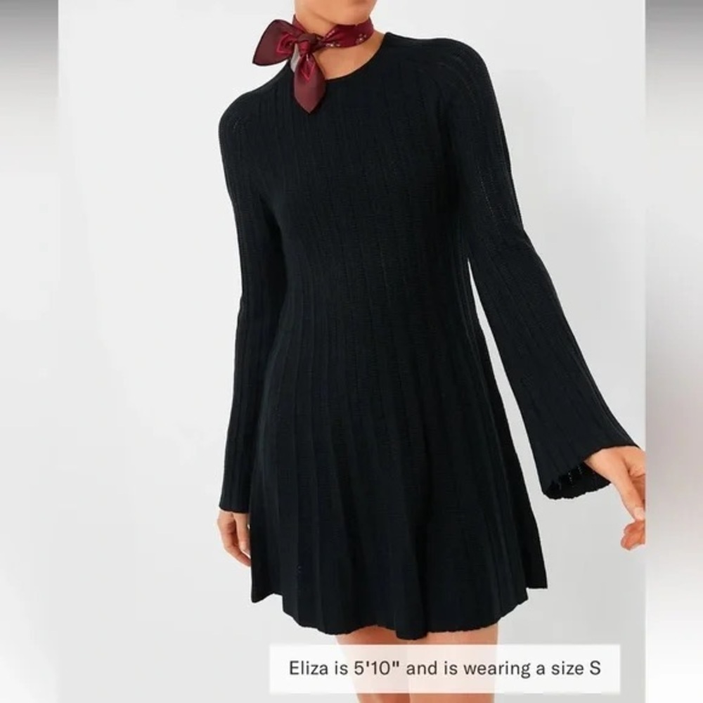 Tuckernuck knit Bell Sleeve A-Line Dress